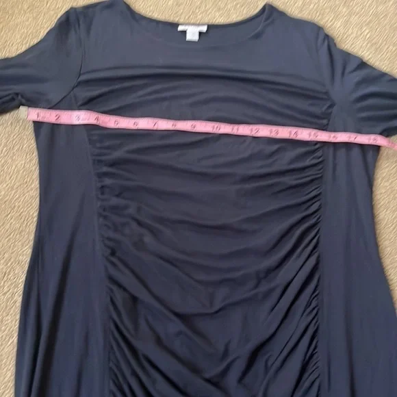 𝅺a pea in the pod long navy blue dress size large. - Picture 6 of 8